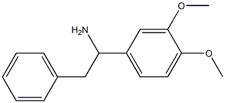1-(3,4-dimethoxyphenyl)-2-phenylethanamine 化学構造式