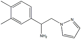 1-(3,4-dimethylphenyl)-2-(1H-pyrazol-1-yl)ethan-1-amine