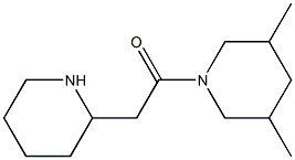  1-(3,5-dimethylpiperidin-1-yl)-2-(piperidin-2-yl)ethan-1-one