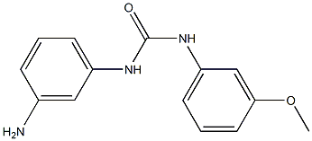 1-(3-aminophenyl)-3-(3-methoxyphenyl)urea,,结构式