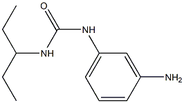 1-(3-aminophenyl)-3-pentan-3-ylurea Structure