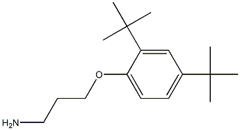 1-(3-aminopropoxy)-2,4-di-tert-butylbenzene Structure