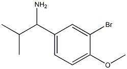 1-(3-bromo-4-methoxyphenyl)-2-methylpropan-1-amine