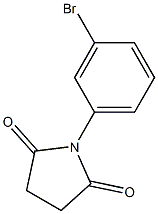 1-(3-bromophenyl)pyrrolidine-2,5-dione Structure