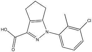 1-(3-chloro-2-methylphenyl)-1,4,5,6-tetrahydrocyclopenta[c]pyrazole-3-carboxylic acid