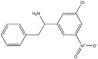 1-(3-chloro-5-nitrophenyl)-2-phenylethan-1-amine Structure