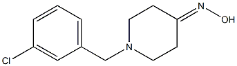 1-(3-chlorobenzyl)piperidin-4-one oxime Structure