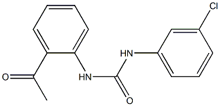 1-(3-chlorophenyl)-3-(2-acetylphenyl)urea