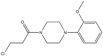 1-(3-chloropropanoyl)-4-(2-methoxyphenyl)piperazine