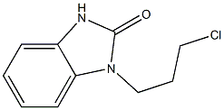 1-(3-chloropropyl)-2,3-dihydro-1H-1,3-benzodiazol-2-one Structure