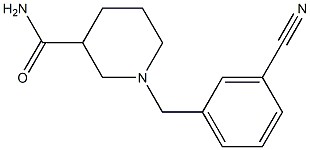 1-(3-cyanobenzyl)piperidine-3-carboxamide Structure