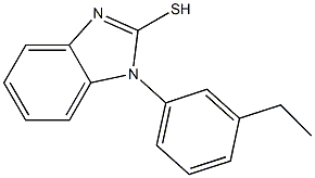 1-(3-ethylphenyl)-1H-1,3-benzodiazole-2-thiol Structure