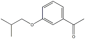 1-(3-isobutoxyphenyl)ethanone Structure