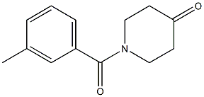 1-(3-methylbenzoyl)piperidin-4-one,,结构式