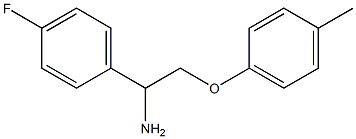 1-[1-amino-2-(4-methylphenoxy)ethyl]-4-fluorobenzene|