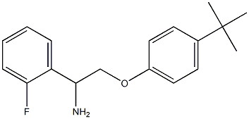 1-[1-amino-2-(4-tert-butylphenoxy)ethyl]-2-fluorobenzene