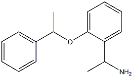 1-[2-(1-phenylethoxy)phenyl]ethan-1-amine Structure