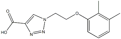 1-[2-(2,3-dimethylphenoxy)ethyl]-1H-1,2,3-triazole-4-carboxylic acid Structure