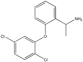 1-[2-(2,5-dichlorophenoxy)phenyl]ethan-1-amine Structure