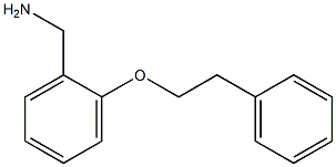 1-[2-(2-phenylethoxy)phenyl]methanamine 结构式