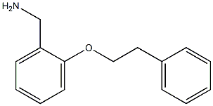 1-[2-(2-phenylethoxy)phenyl]methanamine Structure