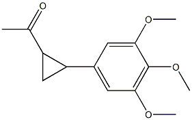 1-[2-(3,4,5-trimethoxyphenyl)cyclopropyl]ethan-1-one|