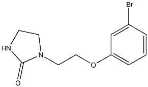  1-[2-(3-bromophenoxy)ethyl]imidazolidin-2-one