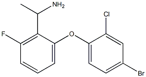 1-[2-(4-bromo-2-chlorophenoxy)-6-fluorophenyl]ethan-1-amine