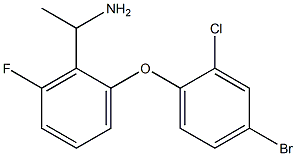  1-[2-(4-bromo-2-chlorophenoxy)-6-fluorophenyl]ethan-1-amine