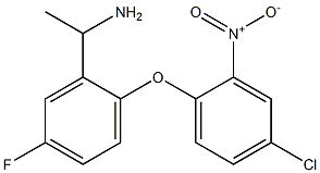 1-[2-(4-chloro-2-nitrophenoxy)-5-fluorophenyl]ethan-1-amine