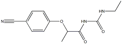 1-[2-(4-cyanophenoxy)propanoyl]-3-ethylurea