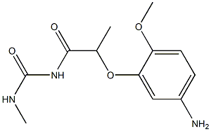 1-[2-(5-amino-2-methoxyphenoxy)propanoyl]-3-methylurea