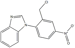 1-[2-(chloromethyl)-4-nitrophenyl]-1H-1,3-benzodiazole