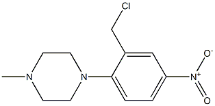 1-[2-(chloromethyl)-4-nitrophenyl]-4-methylpiperazine