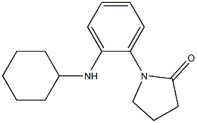 1-[2-(cyclohexylamino)phenyl]pyrrolidin-2-one