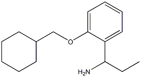 1-[2-(cyclohexylmethoxy)phenyl]propan-1-amine