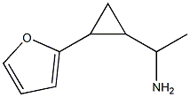 1-[2-(furan-2-yl)cyclopropyl]ethan-1-amine Struktur