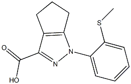 1-[2-(methylsulfanyl)phenyl]-1H,4H,5H,6H-cyclopenta[c]pyrazole-3-carboxylic acid