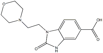 1-[2-(morpholin-4-yl)ethyl]-2-oxo-2,3-dihydro-1H-1,3-benzodiazole-5-carboxylic acid