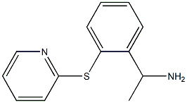 1-[2-(pyridin-2-ylsulfanyl)phenyl]ethan-1-amine Structure