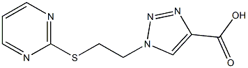 1-[2-(pyrimidin-2-ylsulfanyl)ethyl]-1H-1,2,3-triazole-4-carboxylic acid