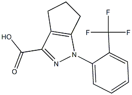 1-[2-(trifluoromethyl)phenyl]-1,4,5,6-tetrahydrocyclopenta[c]pyrazole-3-carboxylic acid