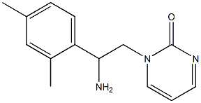 1-[2-amino-2-(2,4-dimethylphenyl)ethyl]pyrimidin-2(1H)-one Structure