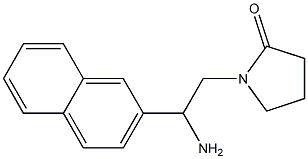 1-[2-amino-2-(2-naphthyl)ethyl]pyrrolidin-2-one|