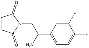 1-[2-amino-2-(3,4-difluorophenyl)ethyl]pyrrolidine-2,5-dione