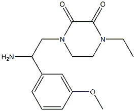 1-[2-amino-2-(3-methoxyphenyl)ethyl]-4-ethylpiperazine-2,3-dione