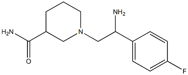 1-[2-amino-2-(4-fluorophenyl)ethyl]piperidine-3-carboxamide