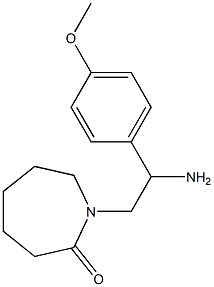 1-[2-amino-2-(4-methoxyphenyl)ethyl]azepan-2-one|