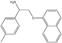 1-[2-amino-2-(4-methylphenyl)ethoxy]naphthalene|
