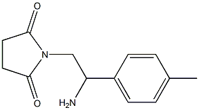  1-[2-amino-2-(4-methylphenyl)ethyl]pyrrolidine-2,5-dione